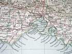 1927 Vintage Map Of Australia Melbourne Sydney Canberra 