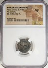 Marc Antony Ar Denarius Silver Galley Roman Coin 32 Bc - Certified Ngc Vf
