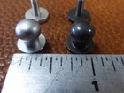 Solid Brass Sam Browne Button Studs With Screws - 10mm 10 Pack