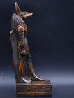 Egyptian Artifact Figurine Ancient Rare God Anubis Statue Authentic Bc