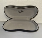 New Ray-ban Black Hard Eyeglass Case - Authentic - Comes With Cleaning Cloth
