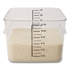 Rubbermaid Commercial Fg631200clr 10 5  X 11 31  X 7 75  Storage Container New