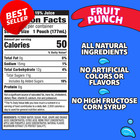 Fruit Punch Flavored Juice Drink Blend  30 Ct Box  6 Fl Oz Pouches