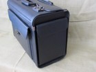 Bugatti Rolling Carry On Briefcase Computer Case   Black Multiple Pockets   New