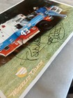 Richard Petty Signed  43 Stp Wheeled Coach Nascar Promotional Photo