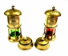 Antique Boat Light Lamp Lantern Oil Brass Ship Nautical Minor Maritime 6  Lamp