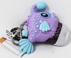 Bath   Body Works Pocketbac Hand Sanitizer Gel Holder Anglerfish Purple Light Up