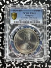 1930-bp Hungary 5 Pengo Restrike Pcgs Pr63 Lot g778 Silver  Proof  Km 512 2