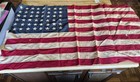 American Cloth Flag 48 Star Vintage Ww Ii Era 43 x64  Sewn Stripes