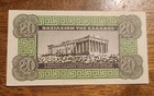 Greece Pk  315 1940 20 Drachmai Uncirculated Banknote