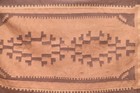 Antique Navajo Rug Native American Indian Weaving Vintage 39x23 Textile