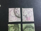 Jamaica Queen Victoria Qv Stamps   Used Short Set 1d  2d 2 1 2d 1900 01 