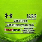 Under Armour Compression Shirt Mens Large Neon Green Long Sleeve Heat Gear