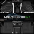 Floor Mats For 2026 2025 Kia K4 All Weather Floor Liners Tpe Rubber Fit For 2   
