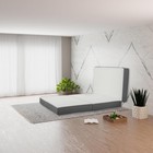 5-inch Tri-folding Portable Floor Gel Memory Foam Mattress   Comfortable Support