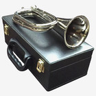 Professional Army Bugle Silver Plated Tunable Mouthpiece Scout Bugles Hard Case