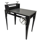 Used 33 8   20 ceramic Clay Slab Roller Machine  Heavy Duty Portable Tabletop Cl