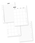 Simple Carpe Diem A5 Planner Double-sided Inserts  Multicolor