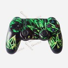 Skin Wrap Cover Sticker For Sony Ps4 Playstation 4 Controller Black Decal