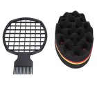 2pcs Double-side Wave Barber Hair Brush Sponge Twist Curls Coil Dreads Afro Locs
