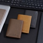 Men s Short Leather Credit Card Holder Wallet Slim Trifold Id Cash Purse Clutch