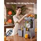Uimoso Commercial Orange Juicer Machine  Slow Masticating Extractor  100w Power