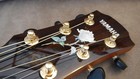 Inlay Sticker Decal Guitar Headstock In Abalone Theme - Rose Vine