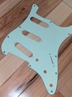 Mint Green Strat Style Pickguard With Screws Sss 3 Ply Old Shool Be Cool Finally