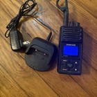 Samcom Fpcn30a Long Range Uhf 2 Way Handheld Radio Walkie Talkie W  Charger Base