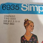 Vtg  Simplicity Pattern 6935 Dress A Line Maxi Miss Plus 14 5 16 5  Uncut 1976