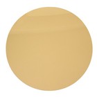 Gold 10 Round 13  Decorative Mirror Plastic Charger Plates Party Decorations