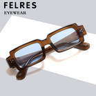 Men Women Retro Fashion Square Uv Protection Sunglasses Outdoor Driving Glasses