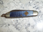 Vintage Cub Scouts Bsa Official Camp Pocket Knife Blue Camillus New York U s a 