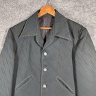 Vintage 60s 70s Leisure Jacket Mens Size 42 Western Rockabilly Polyester Suit