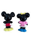 Vintage Walt Disney Mickey Mouse Minnie Mouse Ceramic Japan Figurine Set