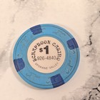 Vintage One Dollar   1  Casino Poker Chip From Scrapbook Casino  spokane Valley 