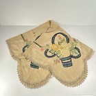 Vintage Linens Lot Of 13 Pcs - Table Runners Placemats Etc - Flaws