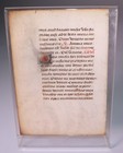 1450s Vellum Leaf From Book Of Hours Northern France In Latin Gilt Blue Red