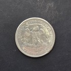 1875-s Trade Silver Dollar 1  - Choped Damaged Altered Surface - Tough Type Coin