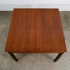Mid Century Danish Modern Coffee Table Side Square Teak Denmark Coffee Vintage M