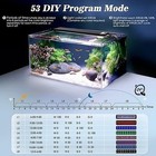 Aquarium Led Light Aqqa 24 7 Programmable 12-54 In Fish Tank  r05