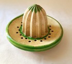 Vintage Ceramic Citrus Reamer Lemon Lime Juicer Beige   Greentiny Chips