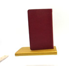 Address Book Pocket Size 3x5  Soft Leather Cover Graphic Image List 40 Cranberry