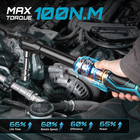 Seesii 6    Long Neck 3 8  Extended Cordless Electric Ratchet Wrench 59 Ft-lb 80nm