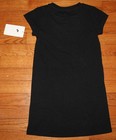 Girls Little Kids Nike T-shirt Dress Size 4 Black Swoosh Logo The Club Dress  k4