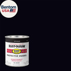 7777502-2pk Stops Rust Brush On Paint  1 Quarts  pack Of 2   Satin Black