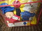 Nip Vtg Paddington Bear Dress Up Playset Suitcase Pj s Artist Aunt Lucy Pic