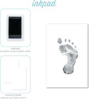 Rustic Baby Footprint Photo Frame And Ink Kit  Woodland Nursery D  cor  Rustic Pi