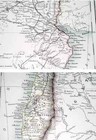 1889 Antique Map Of Argentina Chile Buenos Aires   South America