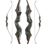 60  Takedown Recurve Bow 20-60lbs Carbon Arrows Hunting Wooden Archery Target